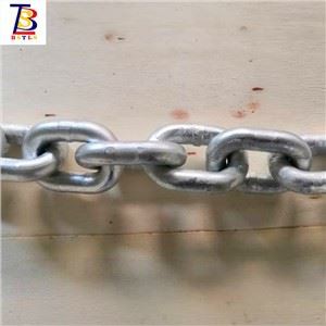Cadena de eslabones galvanizados probados y calibrados G43