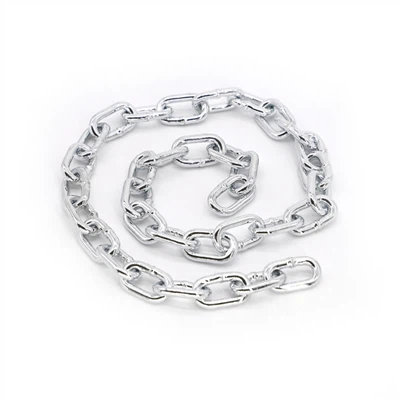 Cadena de elevación galvanizada G80 de acero aleado de alta calidad